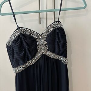 Xscape Midnight Blue Dress